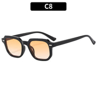 C8 - Black frame double orange slices